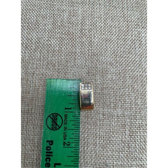 Pierre Lang Earrings, Ear Clip On Gilded with Crystal Chips Classy, Formal - Picture 6 of 8